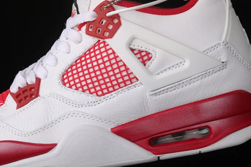 All categories Air Jordan Jordan series basketball shoes Air Jordan 4 Air Jordan 4 Motorsport AJ4 Joe 4 Racing White Red 308497-106